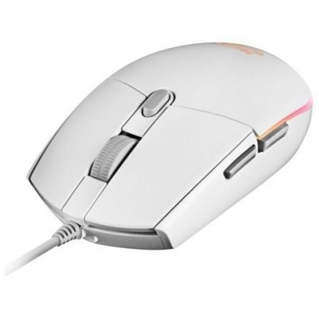 Ratón gaming mars gaming mmgw/ hasta 3200 dpi/ blanco