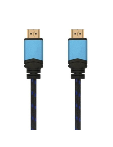 Cable hdmi 2.0 4k aisens a120-0357/ hdmi macho - hdmi macho/ 2m/ negro/ azul