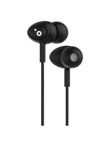 Auriculares intrauditivos sunstech pops/ con micrófono/ jack 3.5/ negros