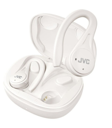 Auriculares bluetooth jvc ha-ec25t con estuche de carga/ autonomía 7.5h/ blancos
