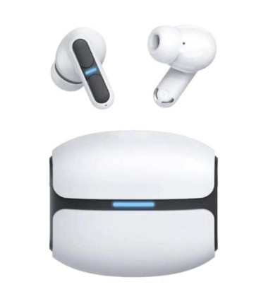 Auriculares bluetooth leotec tws gaming nebula fit con estuche de carga/ autonomía 7.5h/ blancos