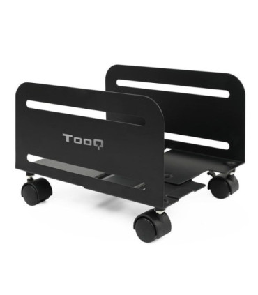Soporte cpu con ruedas para pc tooq umcs0004-b/ hasta 10kg
