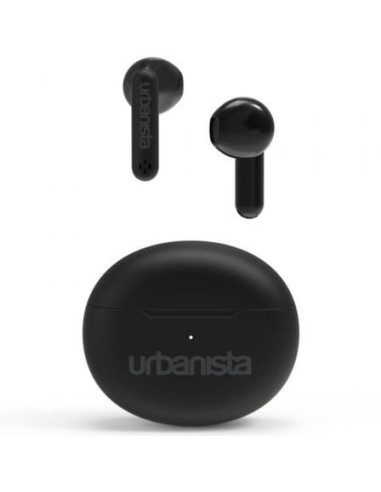 Auriculares bluetooth urbanista austin con estuche de carga/ autonomía 5h/ negros