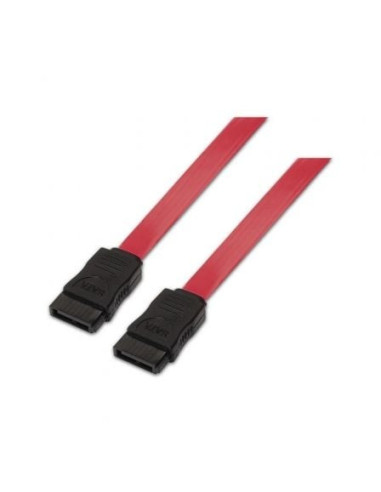 Cable sata aisens a130-0153/ sata hembra - sata hembra/ 50cm/ rojo