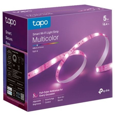 Tira led tp-link tapo tl61-5/ 5m/ 13.5w