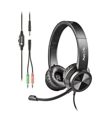 Auriculares ngs msx 11 pro/ con micrófono/ jack 3.5/ negros