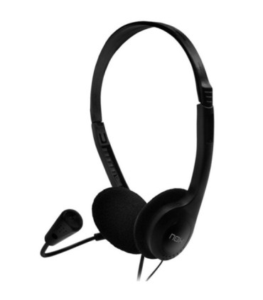 Auriculares nox voice one/ con micrófono/ jack 3.5/ negros