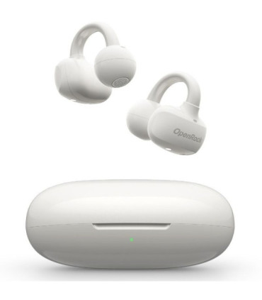 Auriculares deportivos de conducción aérea openrock e opace02 con estuche de carga/ autonomía 7h/ blancos