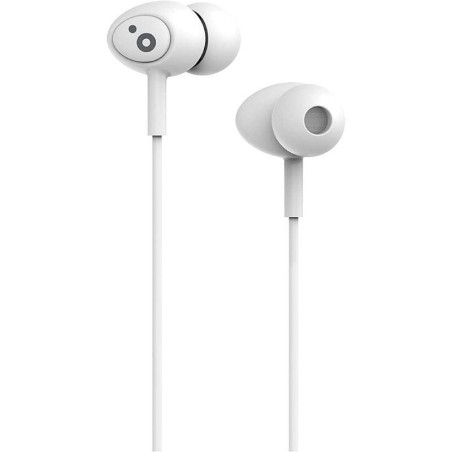 Auriculares intrauditivos sunstech pops/ con micrófono/ jack 3.5/ blancos