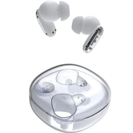 Auriculares bluetooth mars gaming mhib2 con estuche de carga/ autonomía 7h/ blancos
