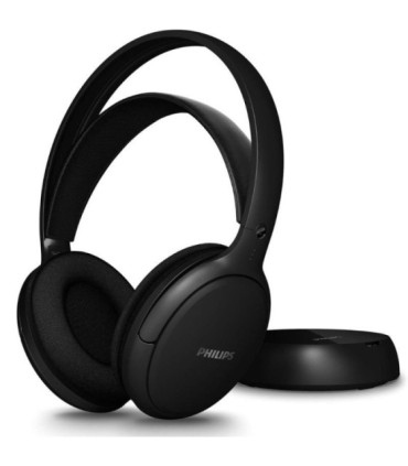 Auriculares inalámbricos philips shc5200m2/ jack 3.5/ negros