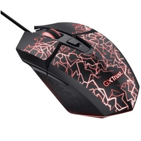 Ratón gaming trust gaming gxt 113 felox 25749/ hasta 6400 dpi