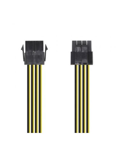 Cable de alimentación microprocesador aisens a131-0419/ molex -4+4 pin macho - molex 8 pin hembra/ 30cm