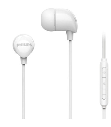 Auriculares intrauditivos philips tae2146wt/ con micrófono/ usb tipo-c/ blancos