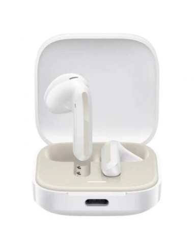 Auriculares bluetooth xiaomi redmi buds 6 active con estuche de carga/ autonomía 6h/ blancos