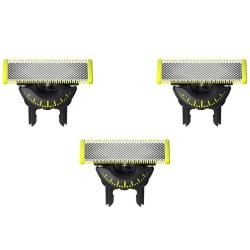Cabezal de Reemplazo para Afeitadora Eléctrica Philips OneBlade/ Pack 3