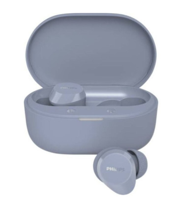 Auriculares bluetooth philips tat1300lb con estuche de carga/ autonomía 6h/ azules