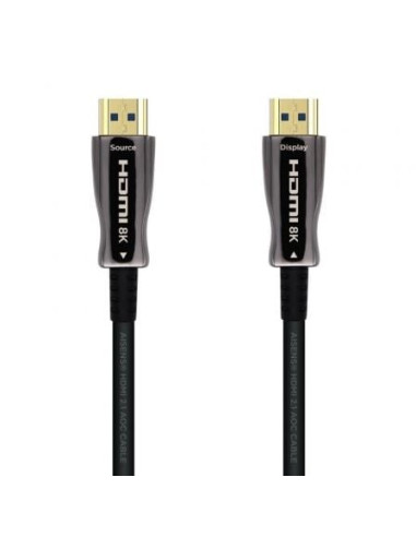 Cable hdmi 2.1 aoc 8k aisens a153-0517/ hdmi macho - hdmi macho/ 20m/ negro