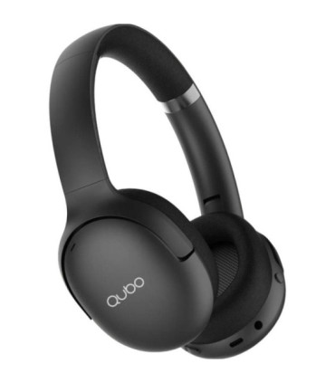 Auriculares inalámbricos qubo hd-400/ con micrófono/ bluetooth/ negros