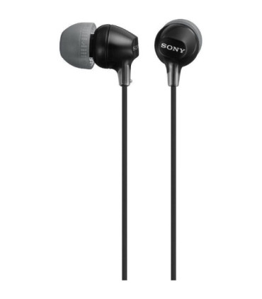 Auriculares intrauditivos sony mdrex15lpb/ jack 3.5/ negros
