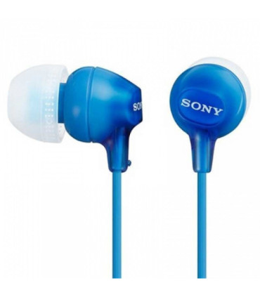 Auriculares intrauditivo sony mdrex15lpi/ jack 3.5/ azules