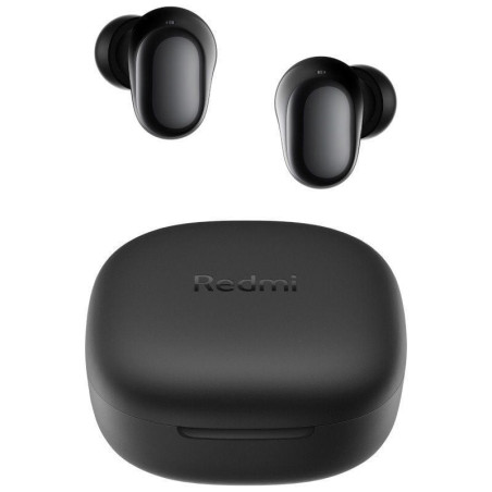 Auriculares bluetooth xiaomi redmi buds 6 play con estuche de carga/ autonomía 7h/ negros