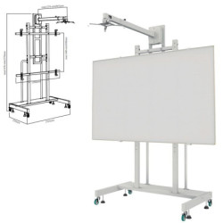 Soporte para pizarra interactiva approx appibstd/ 80-120'