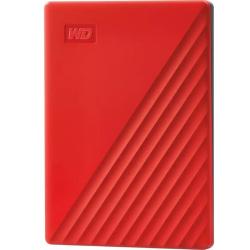Disco Externo Western Digital My Passport 2TB/ 2.5'/ USB 3.2/ Rojo