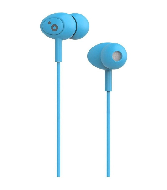 Auriculares intrauditivos sunstech pops/ con micrófono/ jack 3.5/ azules