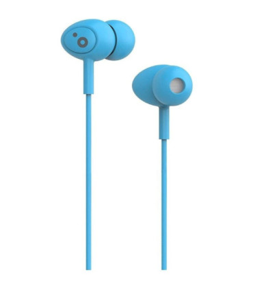 Auriculares intrauditivos sunstech pops/ con micrófono/ jack 3.5/ azules