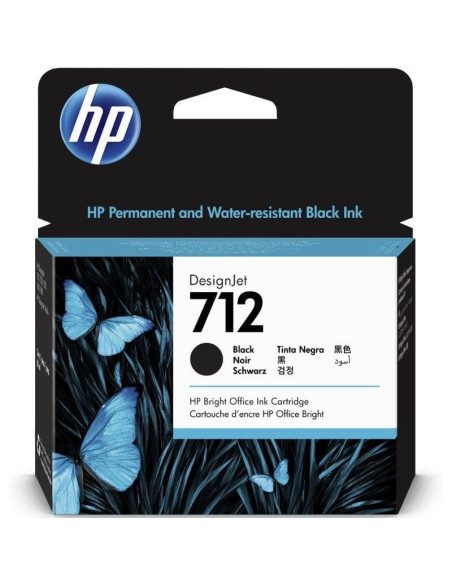 Cartucho de tinta original hp nº712/ negro