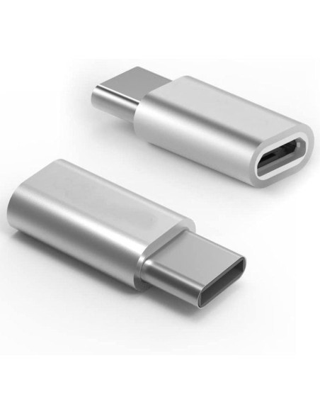 Adaptador micro usb 3go a201 micro usb hembra - usb tipo-c macho