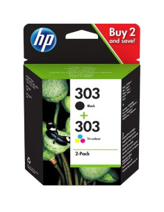 Cartucho de tinta original hp nº303 multipack/ negro/ tricolor