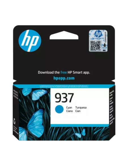 Cartucho de tinta original hp nº937/ cian