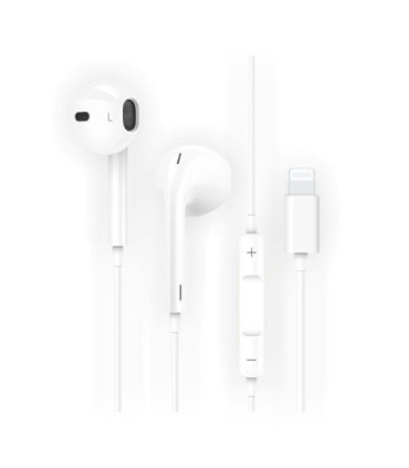 Auriculares intrauditivos tech one tech eartech hip tec1201/ con micrófono/ lightning/ blancos