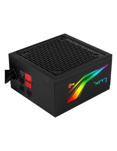 Fuente de alimentación aerocool lux rgb 750m/ 750w/ ventilador 12cm/ 80 plus bronze