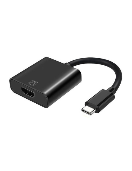 Conversor hdmi 4k 60hz aisens a109-0344/ hdmi hembra - usb tipo-c macho/ 15cm/ negro