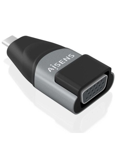 Adaptador usb tipo-c aisens a109-0863/ usb tipo-c macho/ vga hembra