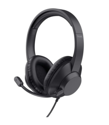 Auriculares trust ayda max usb/ con micrófono/ usb/ negros