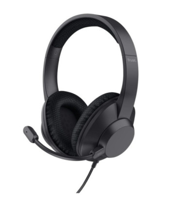 Auriculares trust ayda max usb-enc/ con micrófono/ usb/ negros
