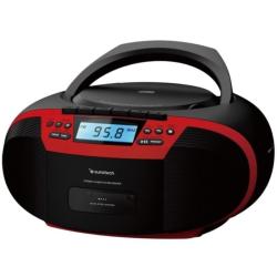 Radio CD Sunstech CXUM54BTRD/ a Pilas/ Rojo