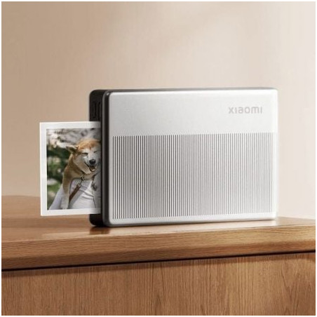Impresora portátil fotográfica xiaomi photo printer 1s/ bluetooth/ plata