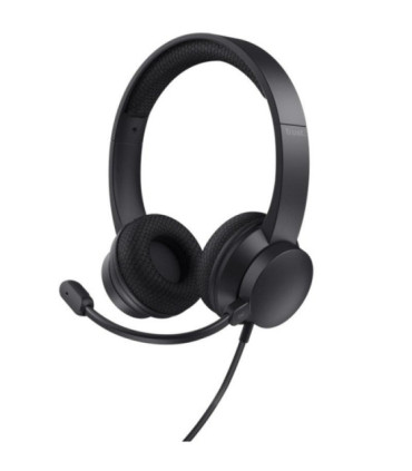 Auriculares trust ayda/ con micrófono/ usb/ negros