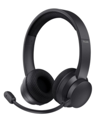 Auriculares inalámbricos trust ayda enc/ con micrófono/ negros