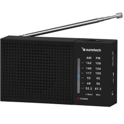 Radio Portátil Sunstech RPS412/ a Pilas/ Negra