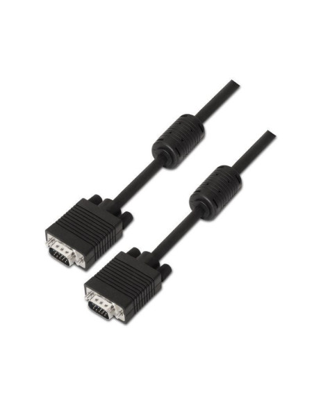 Cable svga aisens a113-0073/ vga macho - vga macho/ hasta 3w/ 10mbps/ 6m/ negro