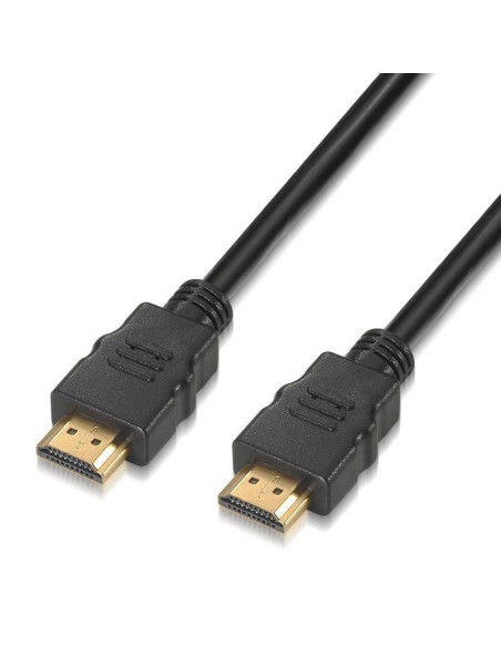 Cable hdmi 2.0 4k aisens a120-0120/ hdmi macho - hdmi macho/ hasta 10w/ 2250mbps/ 1.5m/ certificado/ negro