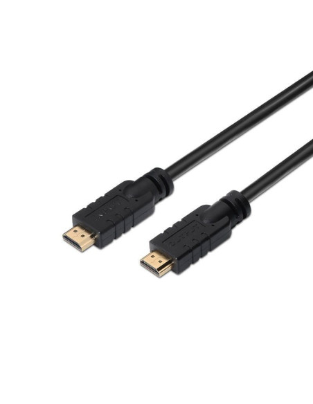 Cable hdmi 4k aisens a120-0376/ hdmi macho - hdmi macho/ hasta 10w/ 2250mbps/ 30m/ negro