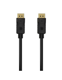 Cable displayport 1.2 4k aisens a124-0549/ displayport macho - displayport macho/ hasta 5w/ 2300mbps/ 1.5m/ negro