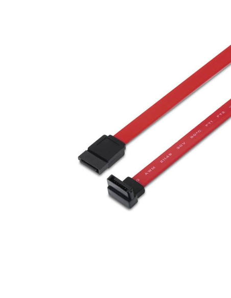 Cable sata aisens a130-0155/ sata hembra - sata hembra/ hasta 0.1w/ 768mbps/ 50cm/ rojo